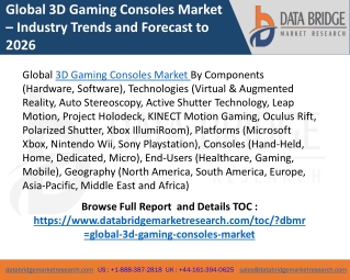 3 d gaming consoles market