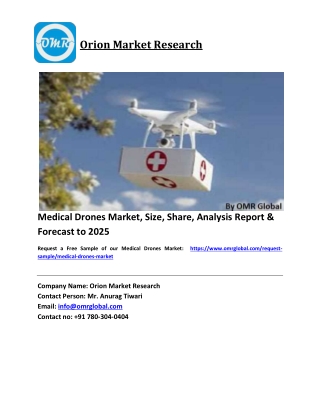 Medical Drones Market Size, Industry Trends, Share and Forecast 2019-2025