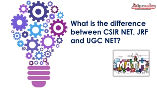 What is the difference between csir net, jrf and ugc net?