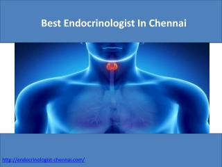 Best Endocrinologist Doctor In Chennai