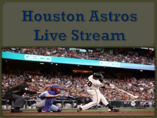 Houston Astros Live Stream