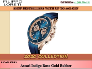 Filippo Loreti Reviews: Ascari Indigo Rose Gold Rubber