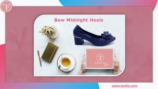 Bow Midnight Heels - Toufie