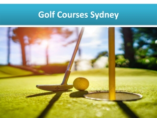 Golf Courses Sydney