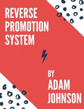 Reverse Promotion System