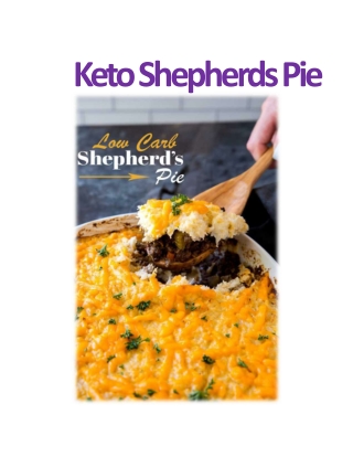 Keto Shepherds Pie