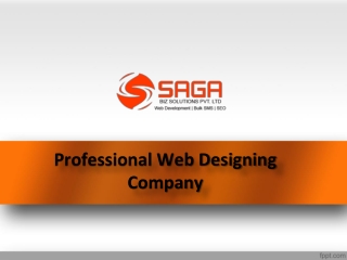 Top Web Designing Company in Hyderabad, Web Designing Companies India – Saga Biz Solutions