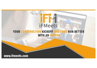 Your construction kickoff meetings run better with an Agenda