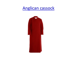 Anglican Cassock - PSG Vestments