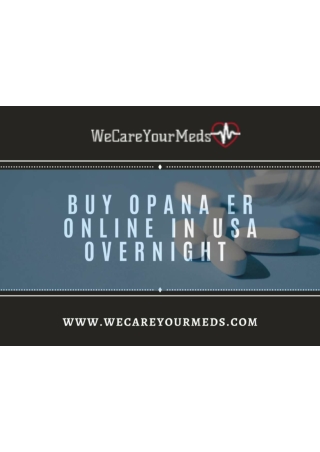 Buy opana er online in usa overnight