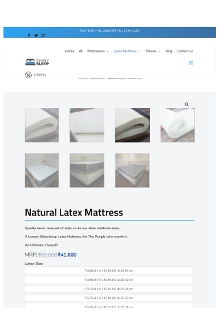 What are the Characteristics of a latex mattress?