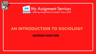 An Introduction To Sociology