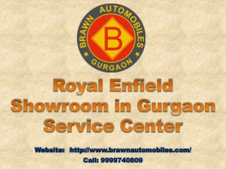 Royal Enfield Showroom in Gurgaon Service Center