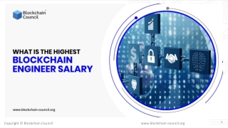 What Is The highest Blockchain Engineer Salary?