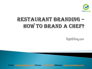 Restaurant Branding – How to Brand a Chef?