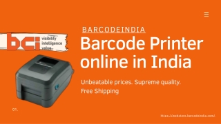 Barcode Printer Online in India, Barcode Printing Machine - Bar Code India