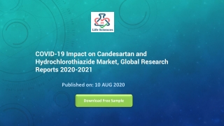 COVID-19 Impact on Candesartan and Hydrochlorothiazide Market, Global Research Reports 2020-2021
