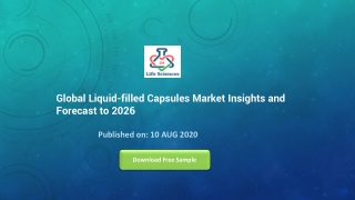 Global Liquid-filled Capsules Market Insights and Forecast to 2026