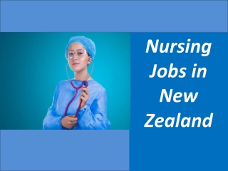 Easily Get Latest Nursing Jobs in New Zealand