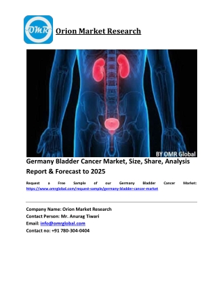 Germany Bladder Cancer Market Size, Industry Trends, Share and Forecast 2019-2025
