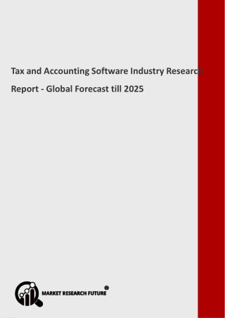 Tax and Accounting Software Industry