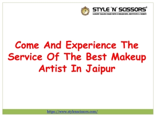 Come and experience the service of the best makeup artist in Jaipur