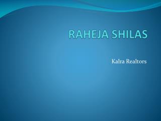 RAHEJA SHILAS INDEPENDENT FLOORS*9213098617*CALL*9213098617*