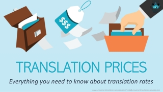 information about translation prices