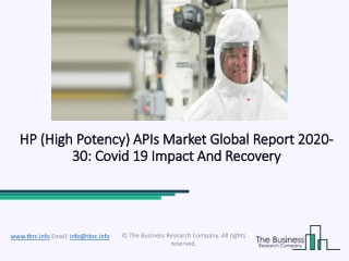 Global High Potency APIs Market Overview And Top Key Players by 2030