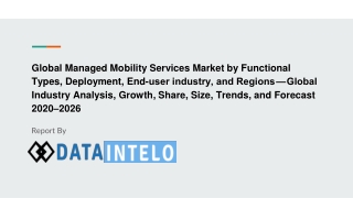 Managed Mobility Services Market growth opportunity and industry forecast to 2026