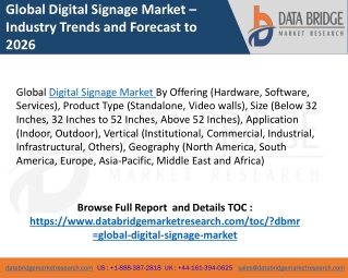 Digital signage market