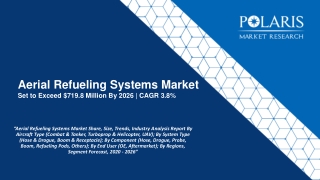 Aerial Refueling Systems Market Size Worth $719.8 Million By 2026 | CAGR: 3.8%