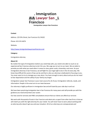 Immigration Lawyer Online Presentations Channel