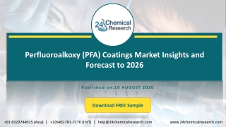 Perfluoroalkoxy (PFA) Coatings Market Insights and Forecast to 2026