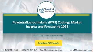 Polytetrafluoroethylene (PTFE) Coatings Market Insights and Forecast to 2026