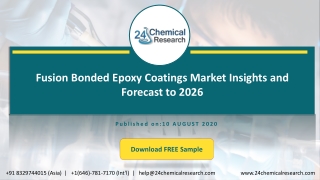 Fusion Bonded Epoxy Coatings Market Insights and Forecast to 2026