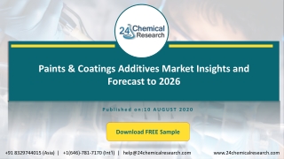 Paints & Coatings Additives Market Insights and Forecast to 2026