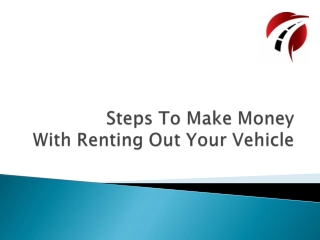 The FleetMarket | Steps To Make Money With Renting Out Your Vehicle