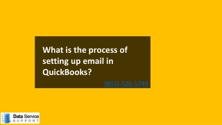 Correct Solutions for setting up email in QuickBooks