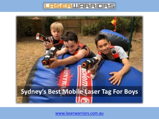 Sydney’s Best Mobile Laser Tag For Boys