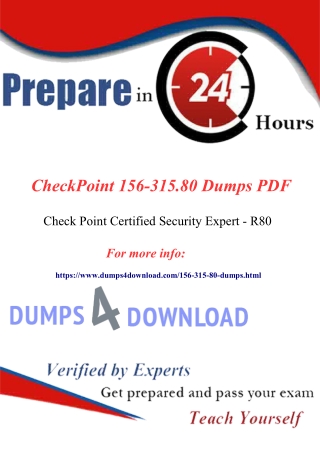 How To Pass 156-315.80 Exam Easily With Latest CheckPoint 156-315.80 Dumps?