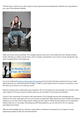 Looking for Personal Development Responses? This Information Is It!