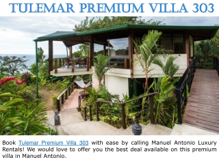 Tulemar Premium Villa 303