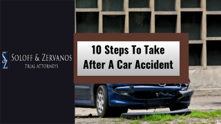 10 Steps To Take After A Car Accident