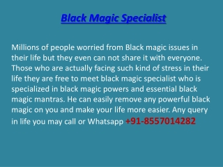 Best Black Magic Spell Caster  91-8557014282