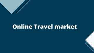 Online Travel Market Forecast Report 2020 – 2027 – Top Key Players Analysis