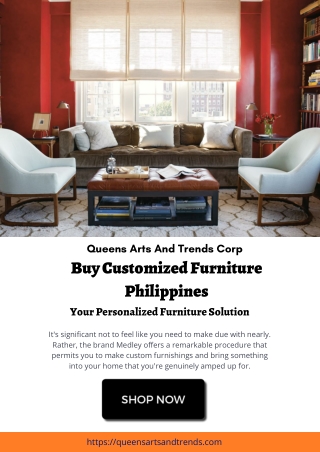 Buy Customized Furniture Philippines