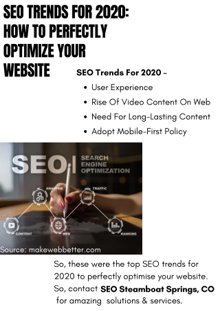 SEO Trends For 2020: How To Perfectly Optimize Your Website