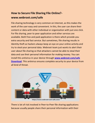 How to Secure File Sharing File Online?- www.webroot.com/safe