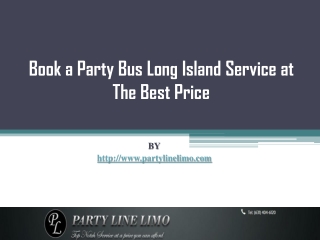 Book a Party Bus Long Island Service at The Best Price